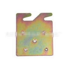 Factory bed corner code, furniture hardware accessories, right-angle fixed invisible bed hanger, color-plated zinc bed plug connector