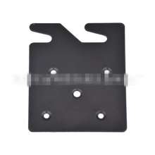 Factory bed corner code, furniture hardware accessories, right-angle fixed invisible bed hanger, color-plated zinc bed plug connector