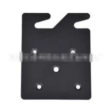 Factory bed corner code, furniture hardware accessories, right-angle fixed invisible bed hanger, color-plated zinc bed plug connector