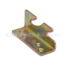 Factory bed corner code, furniture hardware accessories, right-angle fixed invisible bed hanger, color-plated zinc bed plug connector