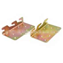 Bed hinge angle code modern simple invisible bed hanging connector furniture hardware color-plated zinc bed angle iron factory direct supply