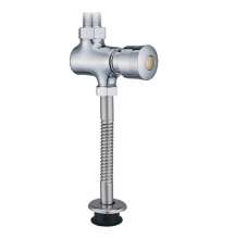 Copper urinal flush valve. Surface mounted urinal flush valve. Manual urinal delay press type