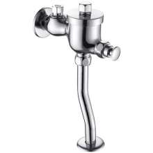 Copper urinal flush valve. Hand-operated delay urinal flush valve cup type with water volume adjustment valve. Urinal valve