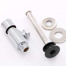 Copper urinal flush valve. Toilet extended urinal flush valve. Hand-press delay valve. Urinal valve