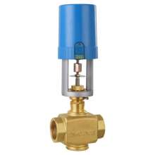 Valve Brass Adjustable Electric Two-way Valve dn50 Air Conditioning Flow Proportional Integral Electric Adjustable Globe Valve. Valve