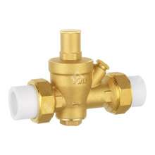 Bridge shield valve PPR pressure reducing valve .DN20 engineering leak-proof pressure reducing valve .Brass body double union hot melt pressure reducing valve