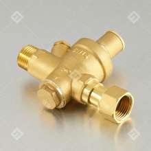 Bridge shield valve DN15 live connection external wire brass pressure reducing valve. Adjustable tap water piston pressure regulating valve