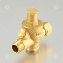 Bridge shield valve DN15 live connection external wire brass pressure reducing valve. Adjustable tap water piston pressure regulating valve