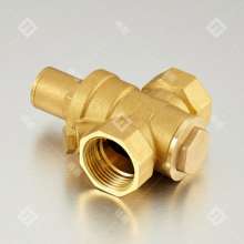 Bridge shield Brass forged pressure reducing valve. Floor tap water pressure regulating pressure reducing valve. Engineering piston valve