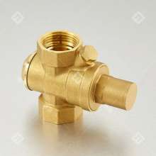 Bridge shield Brass forged pressure reducing valve. Floor tap water pressure regulating pressure reducing valve. Engineering piston valve