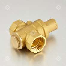 Bridge shield Brass forged pressure reducing valve. Floor tap water pressure regulating pressure reducing valve. Engineering piston valve
