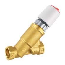 Bridge shield valve Brass dynamic balance electric two-way valve. Flow control valve for building air conditioner water machine. Valve