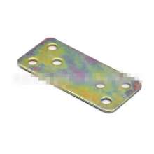 Color-plated galvanized connecting piece Fastener straight piece thickening in-line strip holder Fastener laminate holder