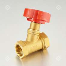 Bridge shield Brass digital lock balance valve. Static balance hydraulic flow control valve. With sewage control valve