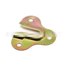Thickened connector, color-plated zinc perforated, fixed and fastened right-angle trapezoidal corner connector, factory direct supply