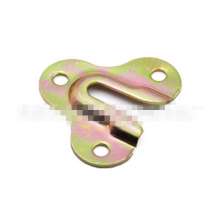 Thickened connector, color-plated zinc perforated, fixed and fastened right-angle trapezoidal corner connector, factory direct supply