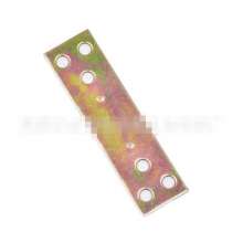 Thickened connecting piece invisible, color-plated zinc straight strip piece, angle code fixed angle iron hardware accessories, factory direct supply