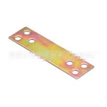 Thickened connecting piece invisible, color-plated zinc straight strip piece, angle code fixed angle iron hardware accessories, factory direct supply