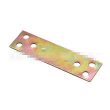 Thickened connecting piece invisible, color-plated zinc straight strip piece, angle code fixed angle iron hardware accessories, factory direct supply