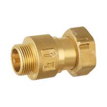Bridge shield valve 59-1 brass meter front live check valve. Water meter telescopic check valve anti-rotation idling meter front valve