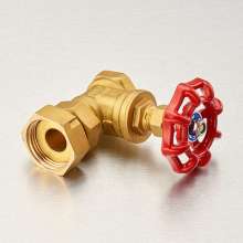 Bridge shield valve. Forged brass meter front telescopic gate valve. Tap water pipeline water meter supporting live copper gate valve