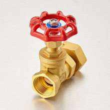 Bridge shield valve. Forged brass meter front telescopic gate valve. Tap water pipeline water meter supporting live copper gate valve