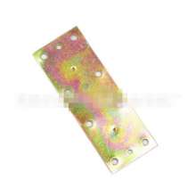 Factory direct supply One-word connecting piece thickening, color-plated zinc perforated photo frame hardware accessories, straight piece, angle code, flat angle piece