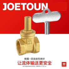 Bridge shield valve front brass locking gate valve for water meter. Gate valve with key. Water Division Water Security Triangle Locking Valve