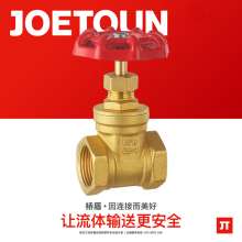 Brass gate valve. DN25 central air-conditioning project 50 tap water 59-1 copper gate valve. Gate valve