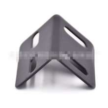 Thickened fixed iron corner code, sprayed black right-angle bed corner code, bed buckle anti-sway hardware accessories, factory direct supply