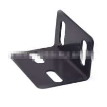 Thickened fixed iron corner code, sprayed black right-angle bed corner code, bed buckle anti-sway hardware accessories, factory direct supply