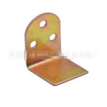 Thickened corner code, wood table and chair, color-plated zinc angle iron fixed connection piece, right-angle bracket bracket, factory direct supply
