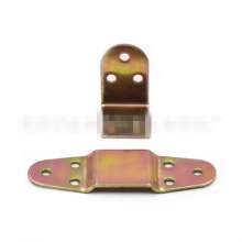 Thickened corner code, wood table and chair, color-plated zinc angle iron fixed connection piece, right-angle bracket bracket, factory direct supply
