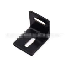 Spray black corner code right angle clapboard cabinet bathroom L-shaped fixed bracket iron corner code connector factory direct supply