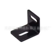 Spray black corner code right angle clapboard cabinet bathroom L-shaped fixed bracket iron corner code connector factory direct supply