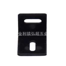 Spray black corner code right angle clapboard cabinet bathroom L-shaped fixed bracket iron corner code connector factory direct supply