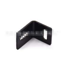 Spray black corner code right angle clapboard cabinet bathroom L-shaped fixed bracket iron corner code connector factory direct supply