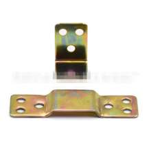 Furniture corner code, desk right-angle fixer, table and chair reinforcement, color-plated zinc iron corner connector