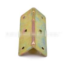 Color-plated zinc bed corner code angle iron with hole right-angle triangle fixator bed bracket hardware accessories