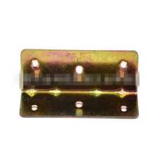 Color-plated zinc bed corner code angle iron with hole right-angle triangle fixator bed bracket hardware accessories