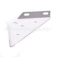 Factory direct supply White sprayed bed corner triangle support frame Thicken spray paint to reinforce the corner brace furniture connector of the big bed