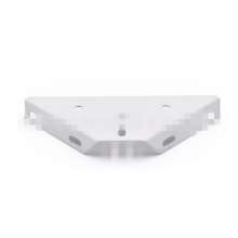 Factory direct supply White sprayed bed corner triangle support frame Thicken spray paint to reinforce the corner brace furniture connector of the big bed