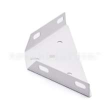 Factory direct supply White sprayed bed corner triangle support frame Thicken spray paint to reinforce the corner brace furniture connector of the big bed