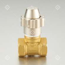 Bridge shield brass magnetic locking regulating valve .59-1 copper double inner wire manual flow regulating valve .door anti-theft locking valve