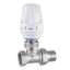Bridge shield valve straight thermostatic valve. 59 brass nickel-plated DN152025 radiator thermostatic control valve Yuhuan. Regulating valve