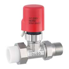 Bridge shield valve brass temperature control valve straight type 4 points 6 points heating radiator engineering home improvement threaded electric regulating valve. regulating valve