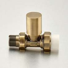 Bridge shield valve straight PPR manual temperature control valve bronze 4 points 6 points temperature control valve. Yuhuan