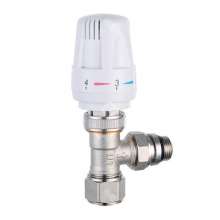 Bridge shield valve, automatic water inlet and return valve, brass temperature control valve, regulating valve, cross-type thermostatic control valve, radiator matching
