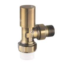 Bridge shield valve Factory direct supply PPR manual temperature control valve green bronze 4 minutes 6 minutes. Right-angle temperature control valve