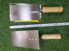 White Tiger Screw Grey Spoon 19*11*10mm Rubber Grinding Spoon Clay Board Plaster Board Putty Shovel Mud Trowel Stainless Steel Push Knife Mason Small Iron Trowel Small Trowel